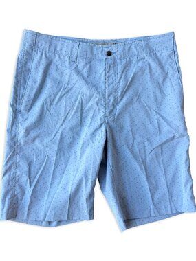 Callaway Golf Light Blue Chevron Print Performance Shorts 34